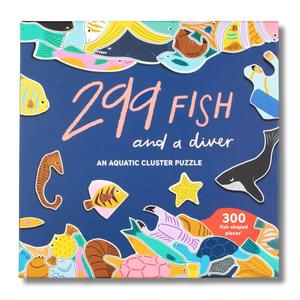 Cluster Puzzle - 299 Fish & a Diver