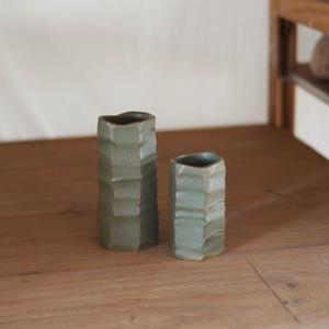 Goodwin Ceramics: Tetto Ceramic Vase - Verde