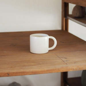 Goodwin Ceramics: Elio Ceramic Mug - Satin White
