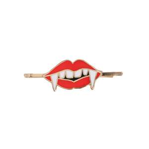 Stocking Stuffers: Cloisonné Hair Pin - Vampire Lips