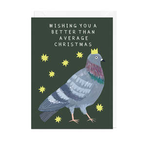 Compare At Prices Sale Items: Christmas Card - Better Than Average Wishes