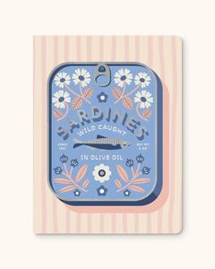 Hardback Coptic-Bound Journal - Wild Caught Sardines