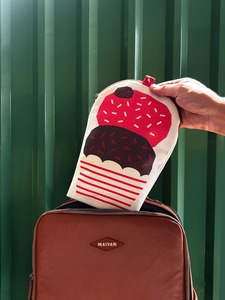 Products: Canvas Pouch/Pencil Case - Ice Cream