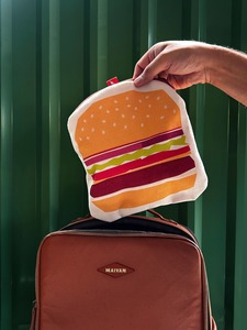 Products: Canvas Pouch/Pencil Case - Hamburger