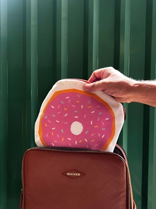 Products: Canvas Pouch/Pencil Case - Donut