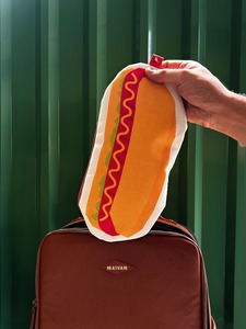 Canvas Pouch/Pencil Case - Hot Dog