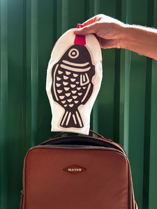 Products: Canvas Pouch/Pencil Case - Soy Fish