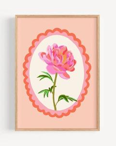 Natalie Lea Owen: A3 Print - Peony Flower