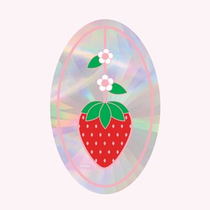 Window Suncatcher Decal - Strawberry