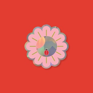 Cat Lovers: Window Suncatcher Decal - Ladybug Daisy