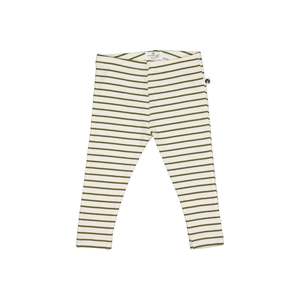 Rib Leggings - Olive Stripe