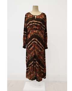 PRE-LOVED / LANIA - Muted Floral Midi Dress - Sz 16