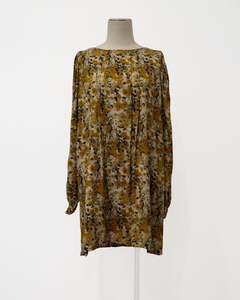 PRE-LOVED / Sera Lilly - Floral Mustard Mini Dress - Sz 14