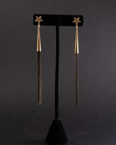 Break The Chain Earrings - Brass