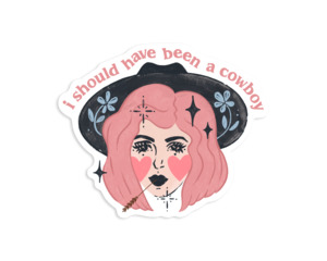 Vinyl Sticker - Cowgirl