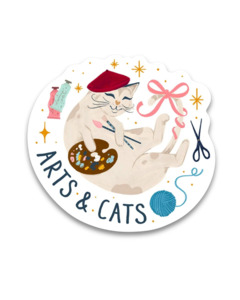 Vinyl Sticker - Arts & Cats