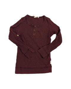 Pre-Loved Baby - LS Wine Top - Jamie Kay - 1y