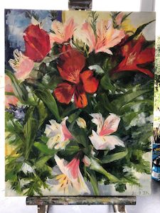 Products: Orange and Cream Alstroemeria - MADCAT