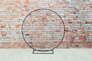 Mesh Walls: Mesh Circle Black