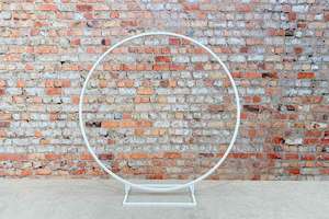 Mesh Walls: Mesh Circle White