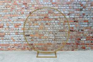 Mesh Walls: Mesh Circle Gold
