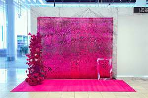 Shimmer Wall: Shimmer Wall - Hot Pink