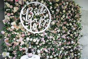 Bride to Be White Wooden Sign