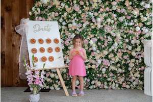 Donut Wall: Donut Wall with Easel