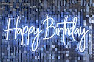 Neon Signs: "Happy Birthday #2" Neon Sign