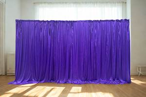 Accessories: Purple Backdrop Curtain