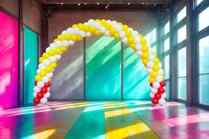 Spiral Balloon Arch