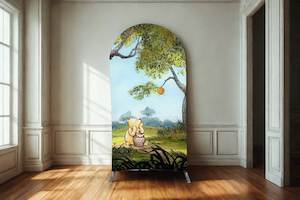 Winnie the Pool Fabric Backdrop