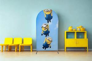 Kids Birthdays: Minions Fabric Backdrop