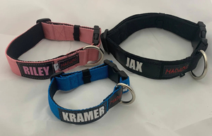 Products: Personalised Dog Collar in Army Green