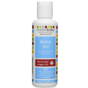 Mum To Be: Belly Oil for Stretch Marks (Moroccan Argan Oil) 150ml