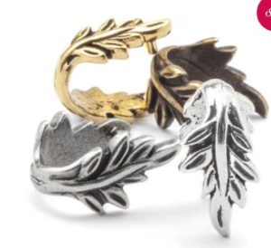 Pewter Botanical Pinch Bail By TierraCast