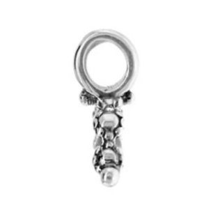 Sterling Silver Small Daisy Prong Bail