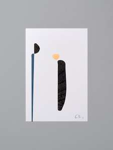 Gidon Bing: Postcard Print - Chalutz