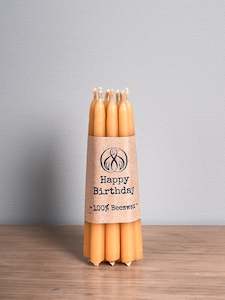 Hohepa Candles: Birthday Candles Set – Natural
