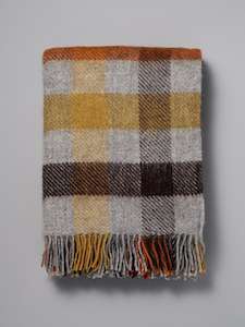 Gotland Wool Throw – Multi Yellow