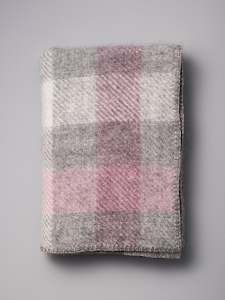 Gotland Wool Baby Throw – Multi Pink