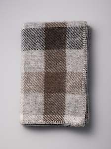 Gotland Wool Baby Throw – Multi Grey