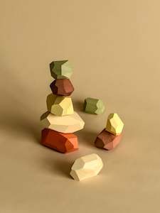 Baby Child: Balancing Stones - Earthy