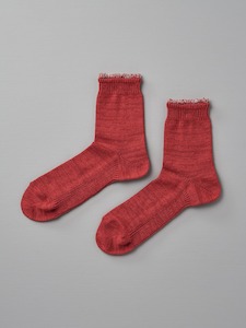 Under 50: Organic Top Switching Socks – Red