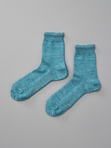 Under 50: Organic Top Switching Socks – Aqua