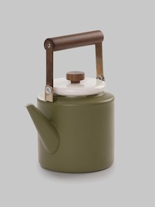Under 250: Enamel Two-Tone Kettle - Olive Drab