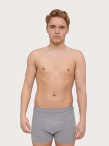 Boxers - Organic Cotton (2-pack) – Grey Melange