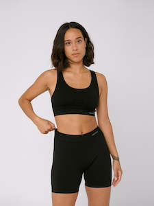 Organic Basics: SilverTech™ Active Workout Bra – Black