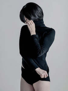 Yarn Nz: Tui Fine Merino Rib Turtle - Black