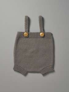 Weebits: Hand Knitted Rompers - Mushroom